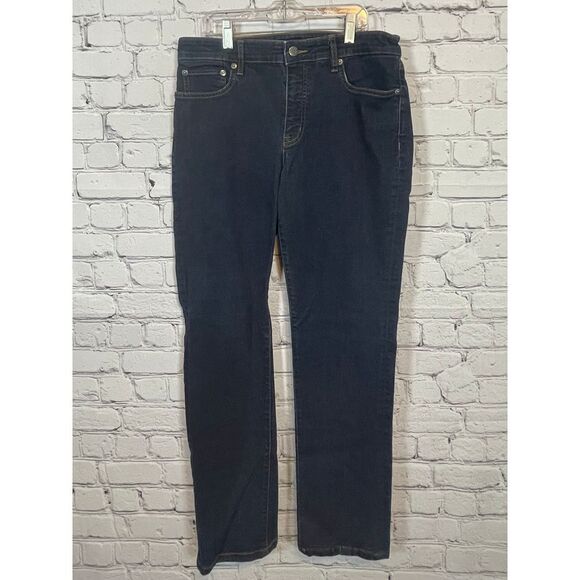 Ralph Lauren Black Label Dark Blue Classic Straight Leg Jeans Denim Pants size 8 - Picture 1 of 4